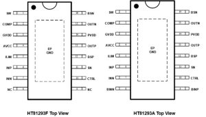 HT81293 D类功放IC（内置自适应动态升压20W单声道）-深圳市亿胜盈科科技有限公司官网