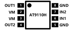 AT9110H-单通道低压 H桥电机驱动芯片-深圳市亿胜盈科科技有限公司官网